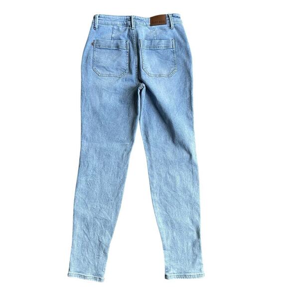 Judy Blue Jogger Jeans Light Wash High Rise Denim Size 7/28 * - Picture 2 of 11